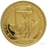 2002 1/2oz Gold Proof Britannia Coin