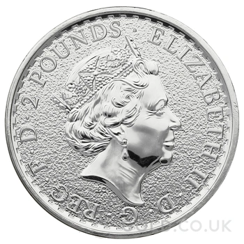 2017 1oz Silver Britannia Coin Privy Rooster Edge
