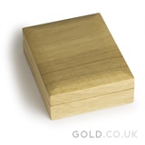 Medium Oak Gift Box - Metalor 1kg Gold or Silver Bar