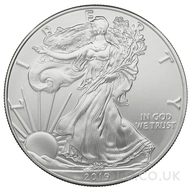 1oz American Eagle Silver Coin (2019)