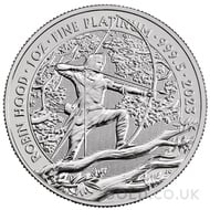 Platinum Robin Hood 1oz Myths & Legends (2023)