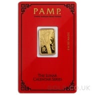 5g PAMP Year of the Tiger Gold Bar