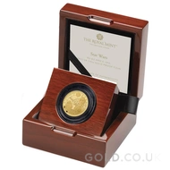 2023 R2-D2 and C-3PO Quarter Ounce Proof Gold Coin Boxed
