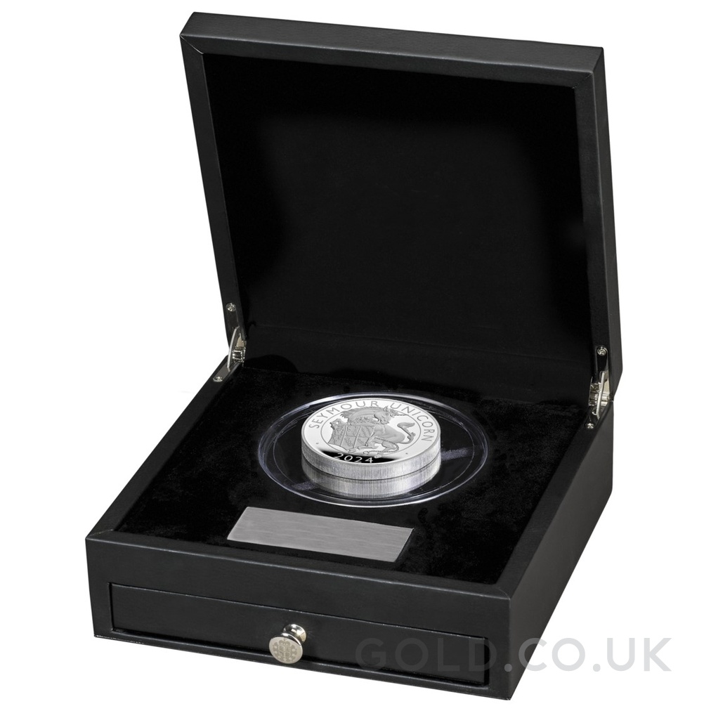 2024 Seymour Unicorn Silver Coin Tudor Beasts 10oz Proof Boxed