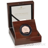 75 Years of the NHS 50p Proof Gold Coin Boxed (2023)