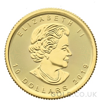 2019 1/4oz Canadian Maple Leaf Gold Coin