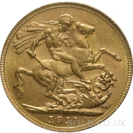 1911 George V Gold Sovereign (Perth Mint)
