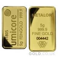 5g Gold Bars (Pre Owned)