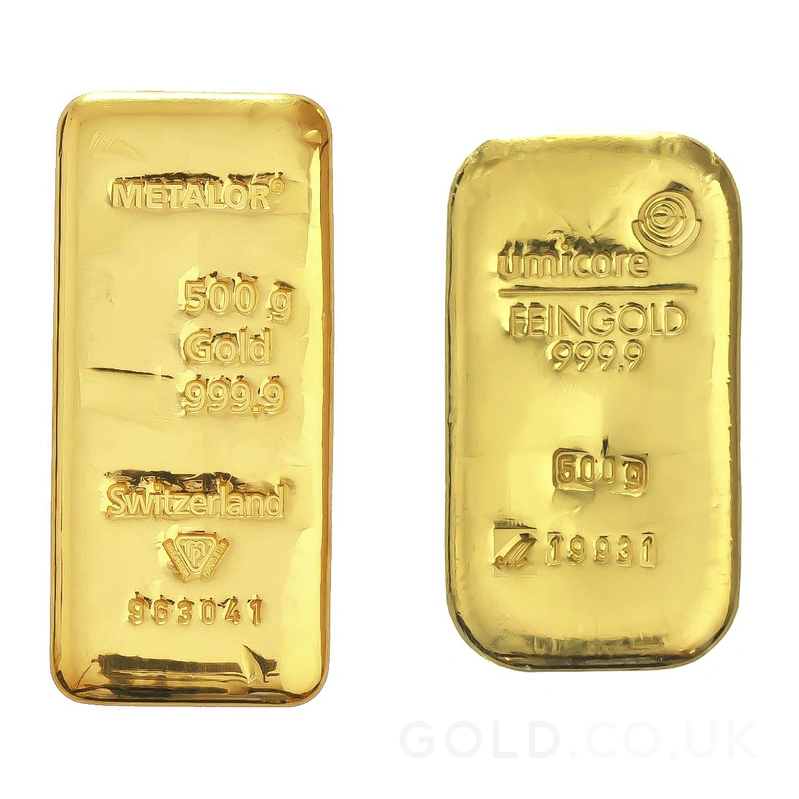 500g Gold Bars Best Value (Brand New)