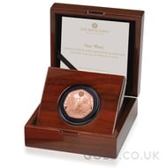 Darth Vader & Emperor Palpatine Fifty Pence Proof Gold Coin Boxed (2023)