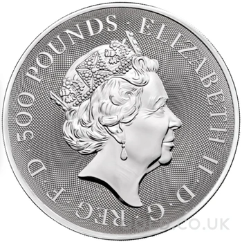 2021 1kg Queen's Beasts Completer Silver Coin