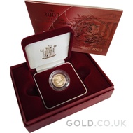 Gold Proof Half Sovereign Boxed (2003)