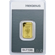 5g Heraeus Gold Bar