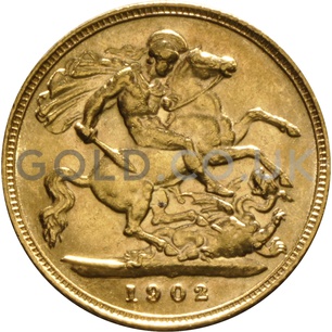 1902 Edward VII Gold Half Sovereign (London Mint)