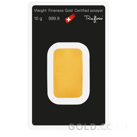 10g Gold Bar Argor-Heraeus