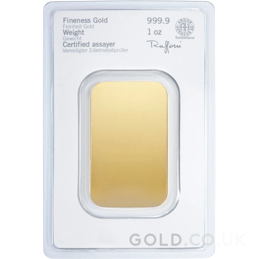 1oz Gold Bar Heraeus
