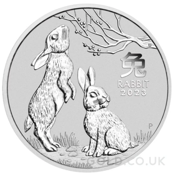 2023 Year of the Rabbit Silver Coin 1kg Perth Mint Australian Lunar Series