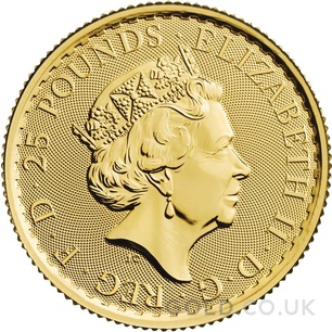 Quarter Ounce Gold Britannia Coin (2021)