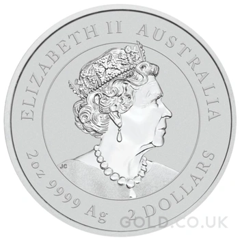 2022 Year of the Tiger Silver Coin 2oz Perth Mint Australian Lunar Series