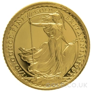1991 Tenth Ounce Proof Britannia