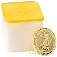 Tube of 10 One Ounce Britannia Gold Coins (2025)