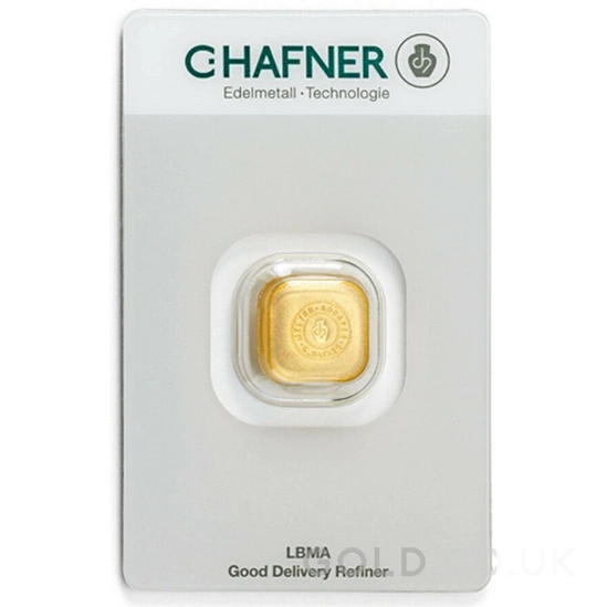 1oz Gold Bar C. Hafner Cast