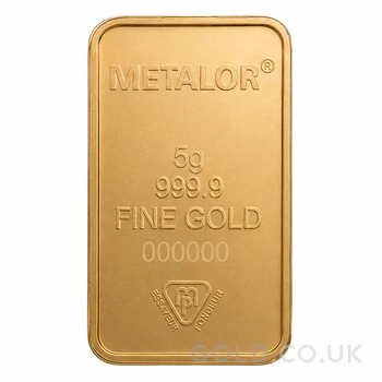 5g Gold Bar Metalor