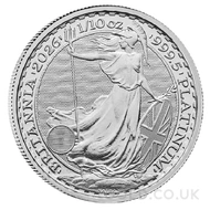 2026 1/10oz Platinum Britannia Coin