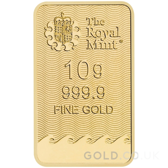 NEW 10g Gold Britannia Minted Bar