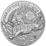 Silver 1oz Year of the Dog (2018)