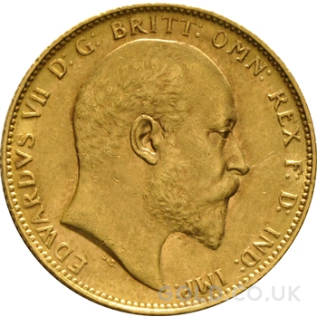 1903 Gold Sovereign Coin Edward VII Perth