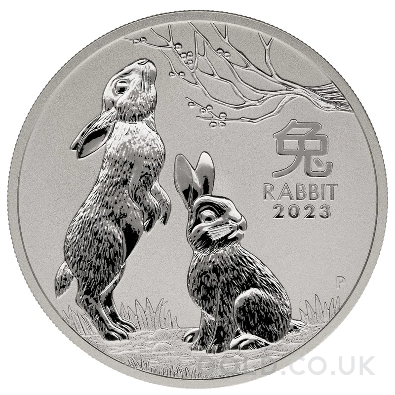 2023 Year of the Rabbit Silver Coin 1oz Perth Mint Australian Lunar Series