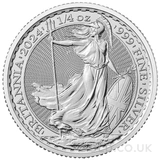 2024 1/4oz Silver Britannia Coin
