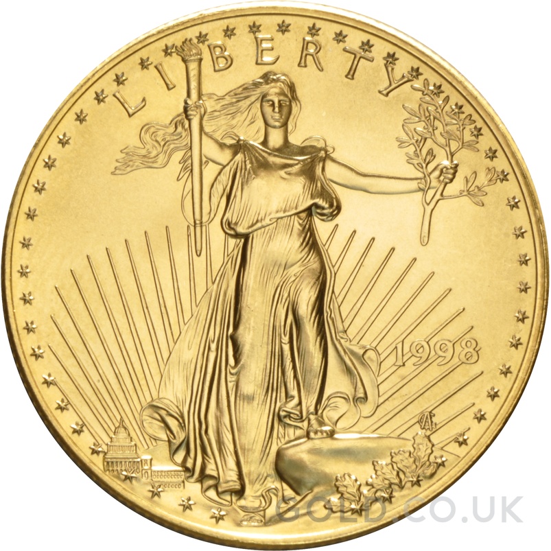 1998 American Eagle Gold Coin 1oz