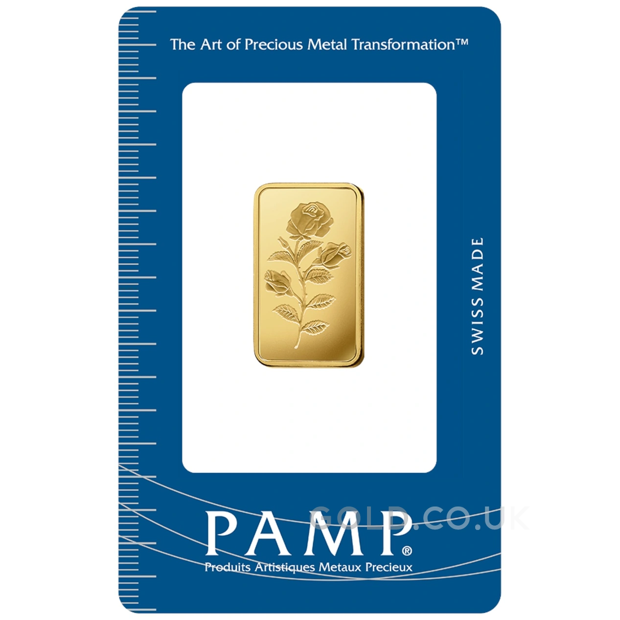 10g Gold Bar PAMP Rosa Minted
