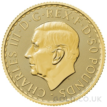 2023 1/2oz Gold Britannia Coin Queen King Charles III Gift Boxed