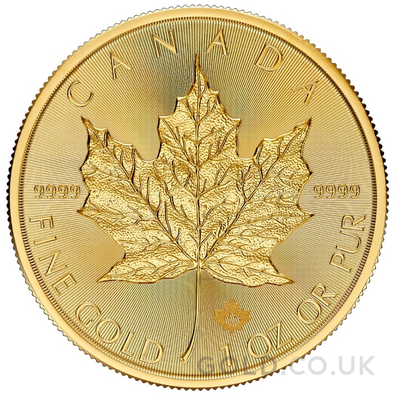 2025 Canadian Maple Leaf Gold Coin 1oz