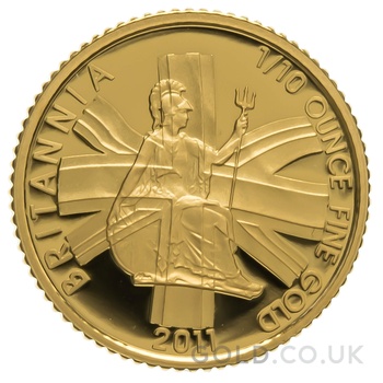 2011 Proof 1/10oz Gold Britannia Coin