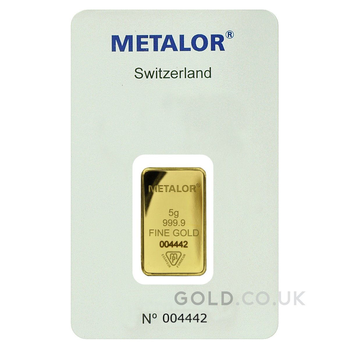 5g Gold Bar Metalor