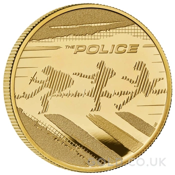 2023 Proof 1oz The Police Gold Coin Music Legends Boxed