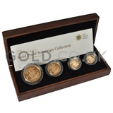 Gold Proof Sovereign Four Coin Boxed Set (2008)