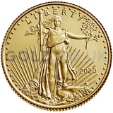 Tenth Ounce American Eagle Gold Coin (2020)