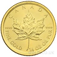 2020 1/4oz Gold Maple Leaf Coin