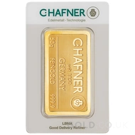 50g C. Hafner Gold Bar