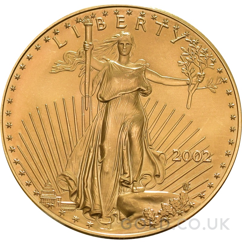 2002 American Eagle Gold Coin 1oz