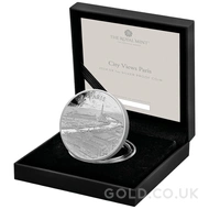 2024 City Views Paris 1oz Proof Silver Coin Boxed