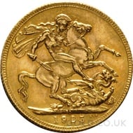 1925 George V Gold Sovereign (South Africa Mint)