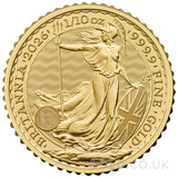 2026 1/10oz Gold Britannia Coin
