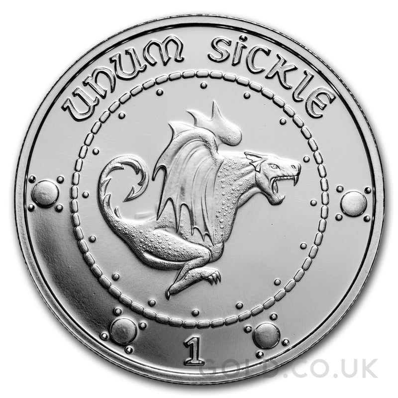 Harry Potter Pure Silver Sickle 1oz Round