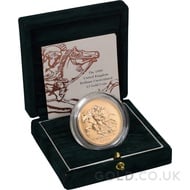 Gold Brilliant Uncirculated Five Pound Coin Boxed - 1999
